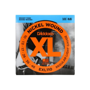 Cuerdas D'Addario EXL 110 para guitarra eléctrica Calibre 10-46